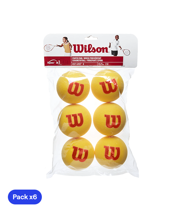 Pelotas Wilson Tour Foam Tenis (Pack x6)