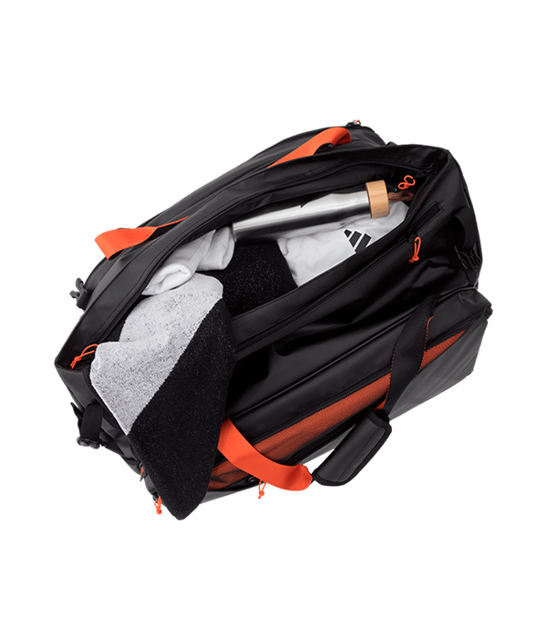 Paletero Adidas Multigame Negro/Naranja 3.4 2025