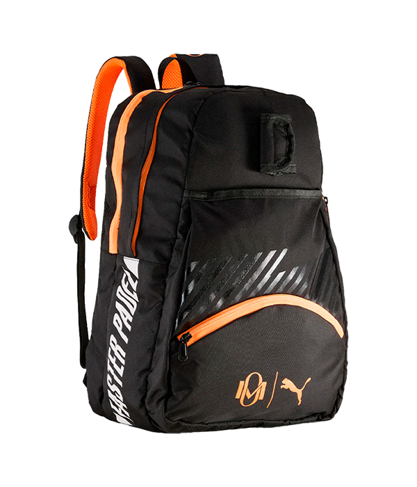 Mochila Puma Momo Negro Naranja 2025