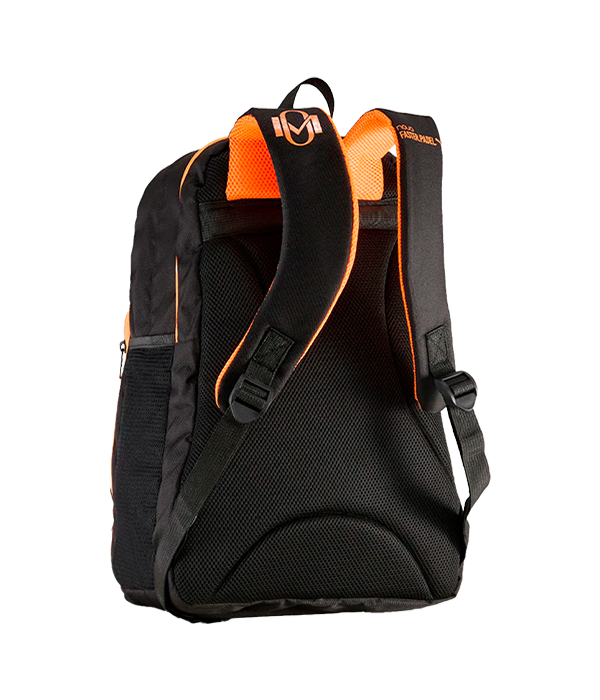 Mochila Puma Momo Negro Naranja 2025