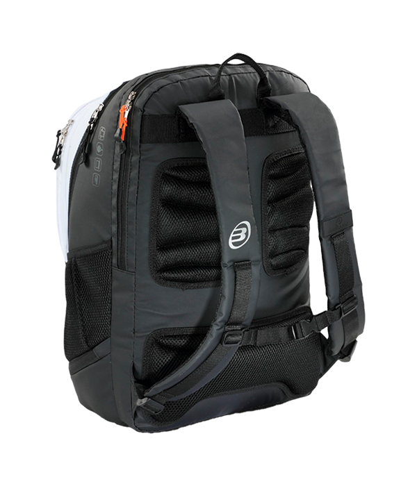 Mochila Bullpadel HACK Negro/blanca 2025 Paquito Navarro