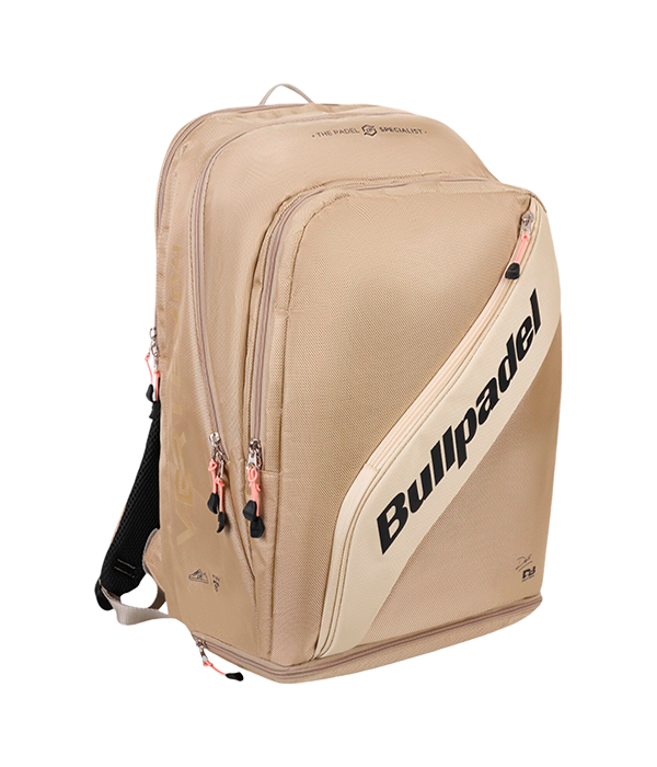 Mochilla Bullpadel Delfi Brea Piedra/Dorado 2025