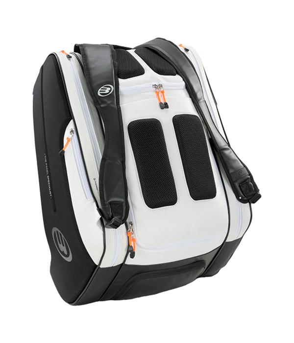 Paletero Bullpadel Hack Negro/Blanco 2025