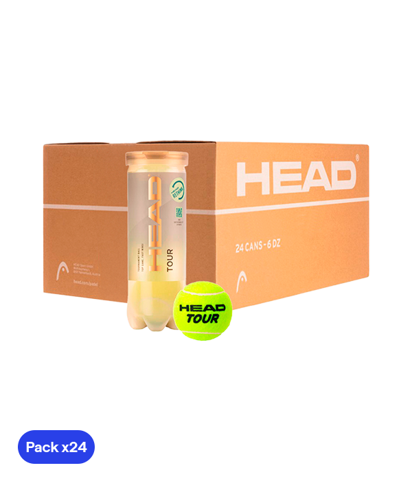 Cajón Pelotas HEAD Tour (Pack x24)