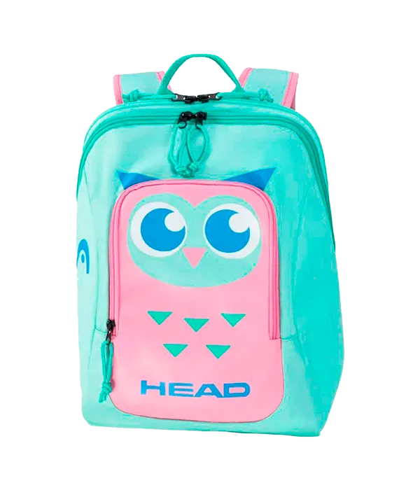 Mochila Head Kids Tour Buho Verde/Rosa