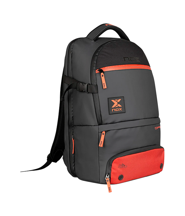 Mochila NOX Luxury Open Series Negro/Rojo 2024