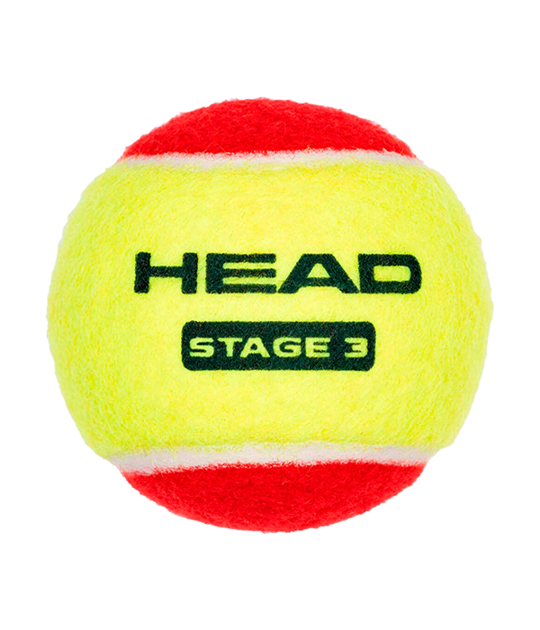 Pelotas HEAD Stage 3 (5/8 años) (Pack x3)