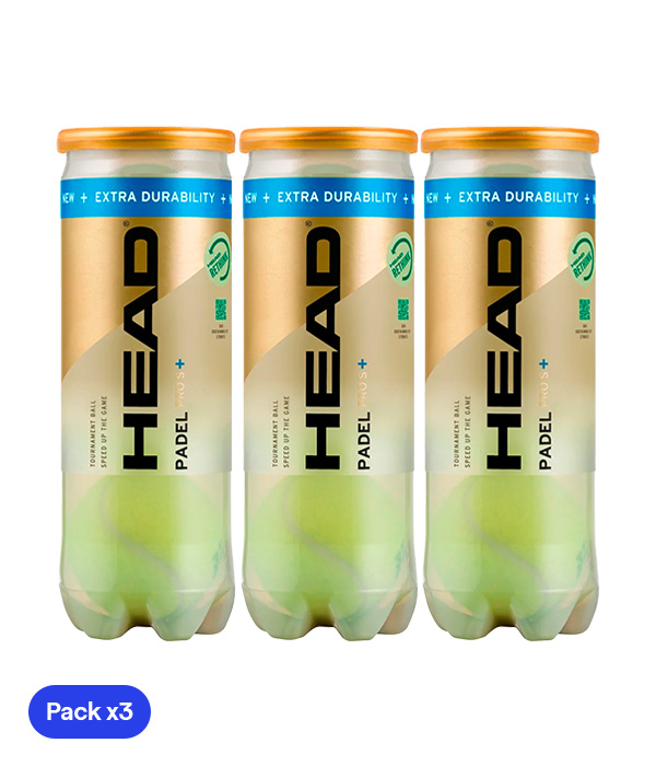 Pelotas HEAD Padel Pro S + 2024/2025 (pack x3)