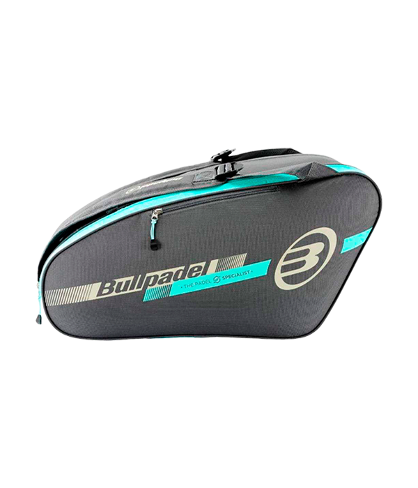 Paletero Bullpadel Tour Gris Oscuro/Turquesa 2025