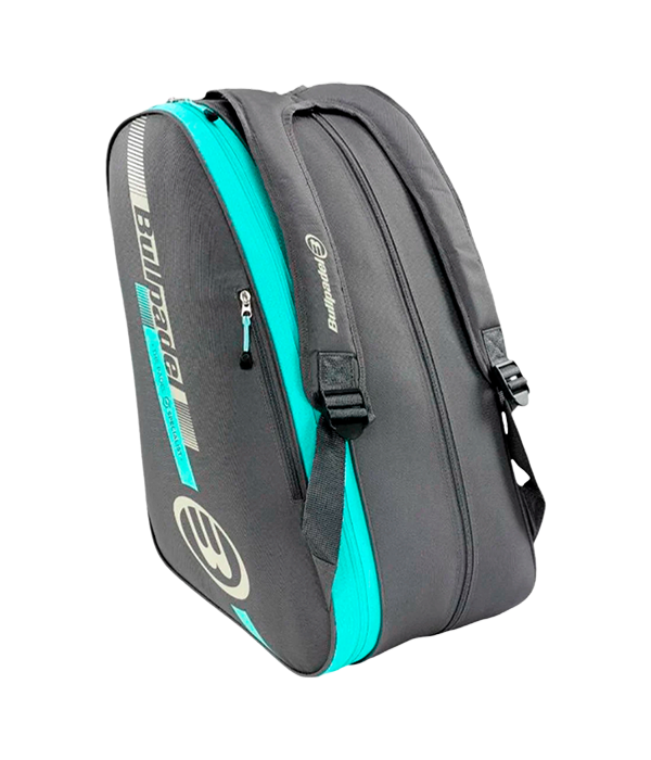 Paletero Bullpadel Tour Gris Oscuro/Turquesa 2025