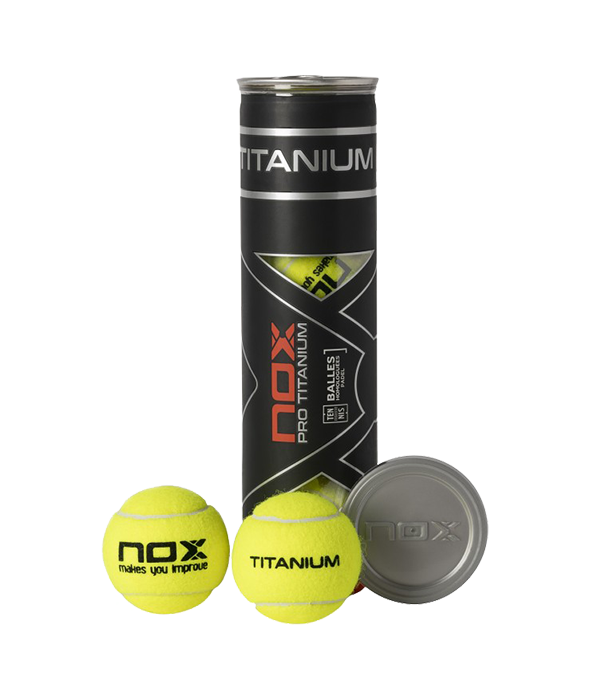Cajón Pelotas NOX Pro Titanium (x4)(Pack x24)