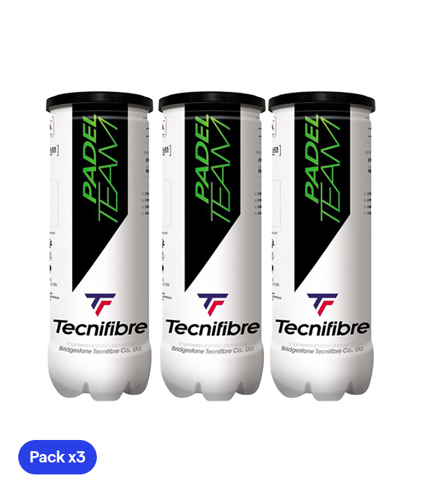 Pelotas Tecnifibre Padel Team (Pack x3)