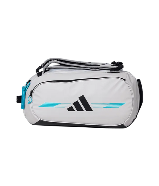 Paletero Adidas Protour Blanco/Azul Martita Ortega 3.4 2025