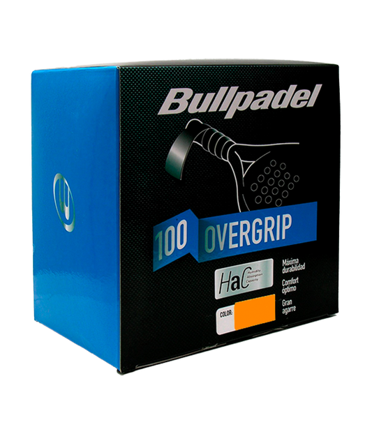 Tambor Overgrips Bullpadel HaC Naranja (x100)