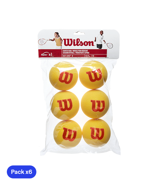 Pelotas Wilson Tour Foam Tenis (Pack x6)