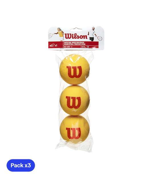 Pelotas Wilson Tour Foam Tenis (Pack x3)