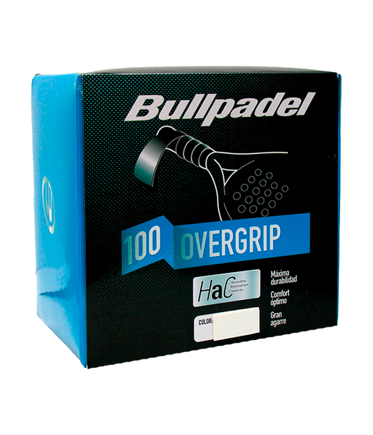 Tambor Overgrips Bullpadel HaC Blanco (x100)