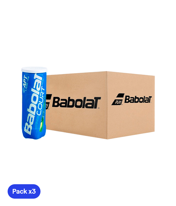 Cajón Pelotas Babolat Court Padel (Pack x24)