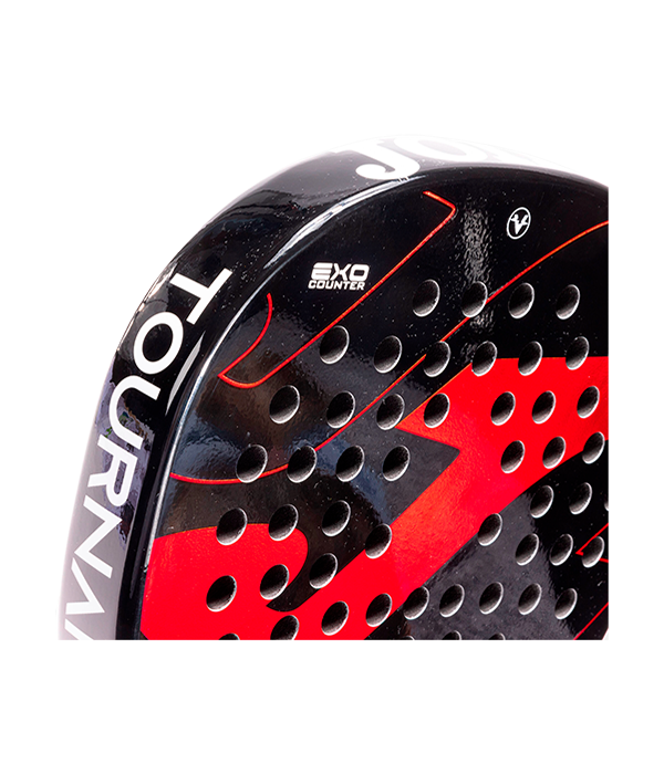 Pala Joma Tournament Flex Negro/Rojo 2025