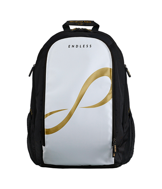 Mochila Endless Icon Blanco/Dorado