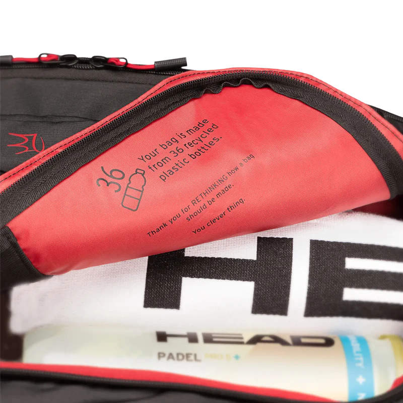 Bolsa Head Coello Pro X Padel L Negro 2025