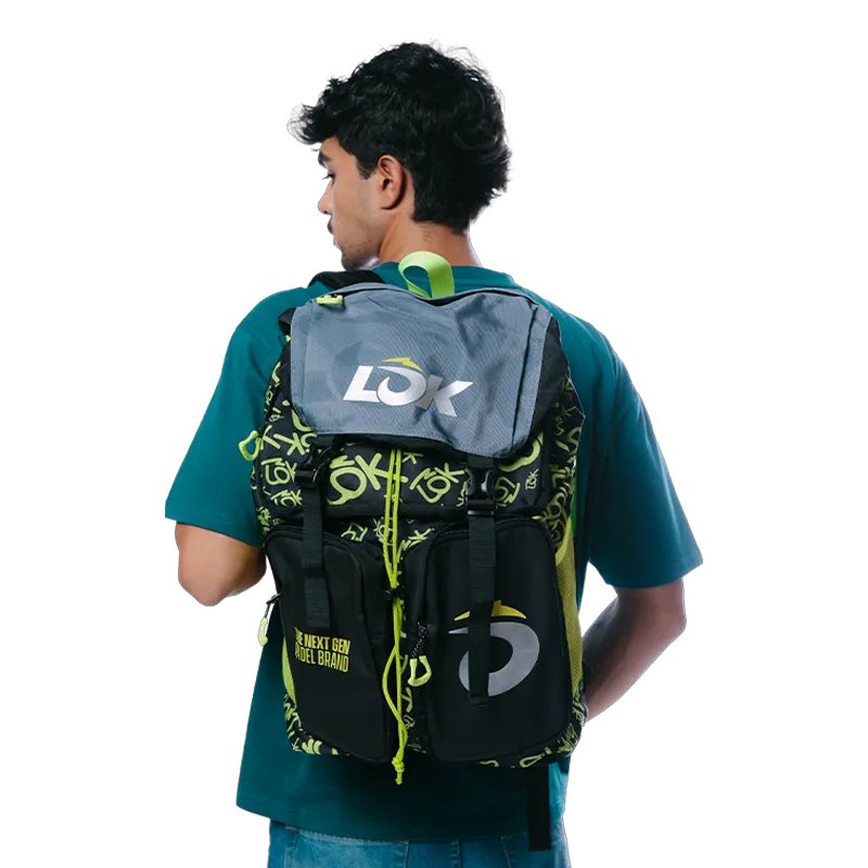 Mochila Lok Aventure Gen 2 Black/Green 2026