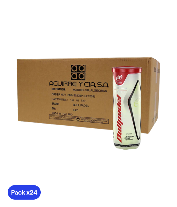 Cajón Pelotas Bullpadel Premium Pro (Pack x24)