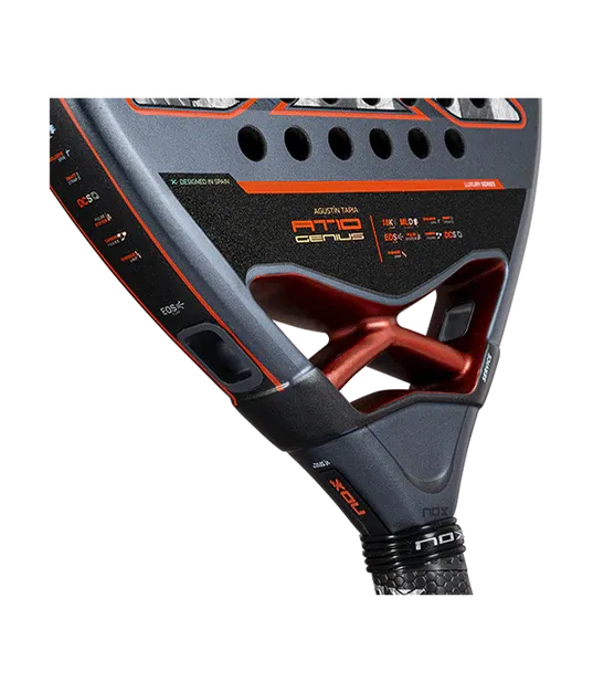 Pack dúo Pala Nox AT10 Genius 18K Alum 2025 Agustín Tapia