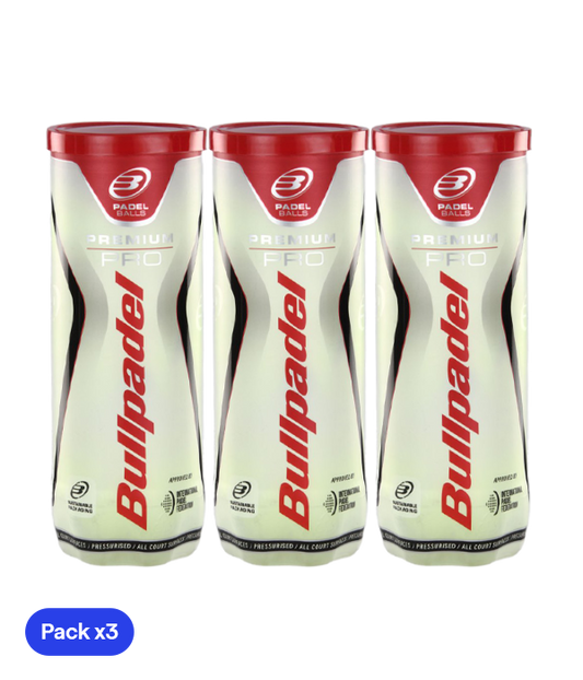 Pelotas Bullpadel Premium Pro (Pack x3)