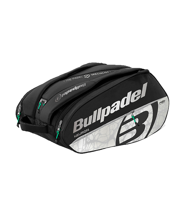 Paletero Bullpadel Neuron Negro/Blanco 2024 Fede Chingotto