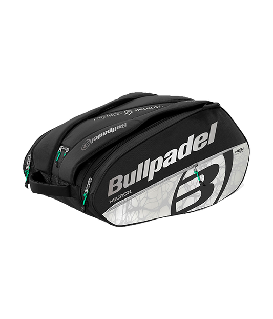 Paletero Bullpadel Neuron Negro/Blanco 2024 Fede Chingotto