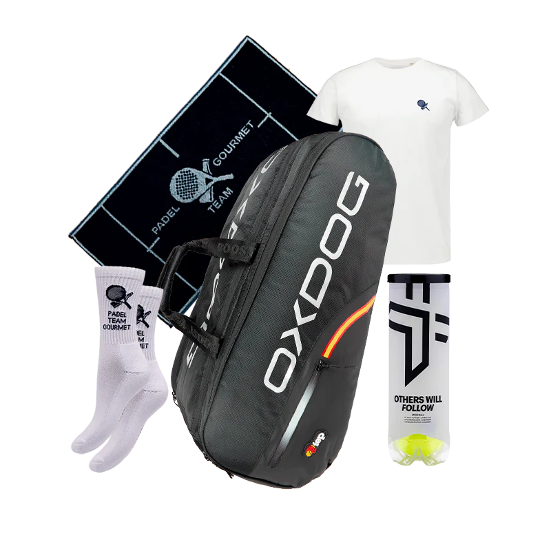 Pack Padel Team Gourmet + Paletero Oxdog FEP hyper pro thermo padel bag