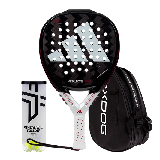 Pack Pala Adidas Metalbone 3.3 HRD+ Ale Galán + Paletero Oxdog Ultra Tour Negro + Pelotas Oxdog BOOST+