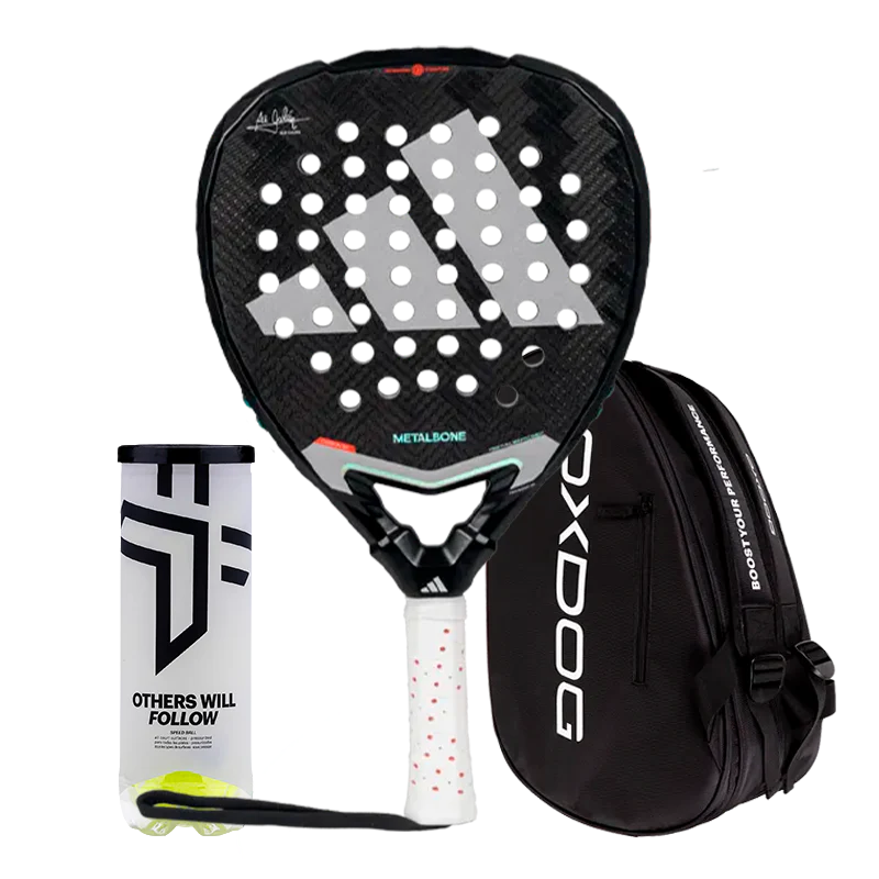 Pack Pala Adidas Metalbone 3.4 2025 Ale Galán + Paletero Oxdog Ultra Tour Negro + Pelotas Oxdog BOOST+