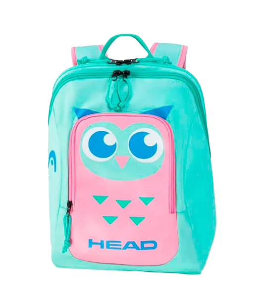 Mochila Head Kids Tour Buho Verde/Rosa