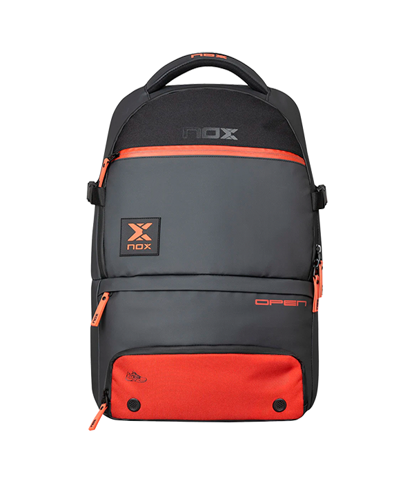 Mochila NOX Luxury Open Series Negro/Rojo 2024