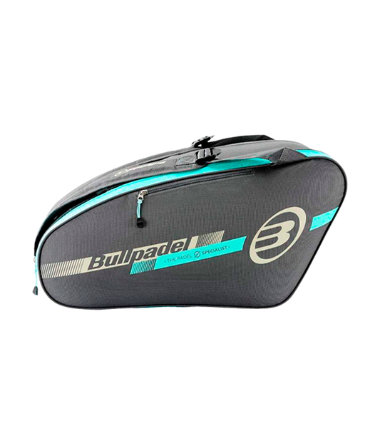 Paletero Bullpadel Tour Gris Oscuro/Turquesa