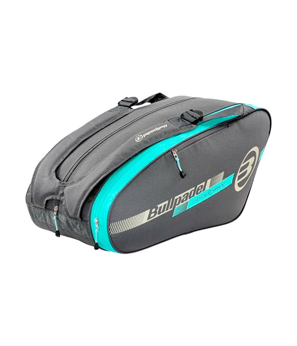 Paletero Bullpadel Tour Gris Oscuro/Turquesa