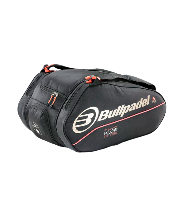 Paletero Bullpadel FLOW Negro/Naranja 2024