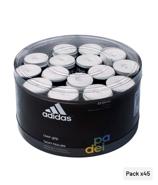 Tambor Overgrips Adidas Perforado Blanco (x45)