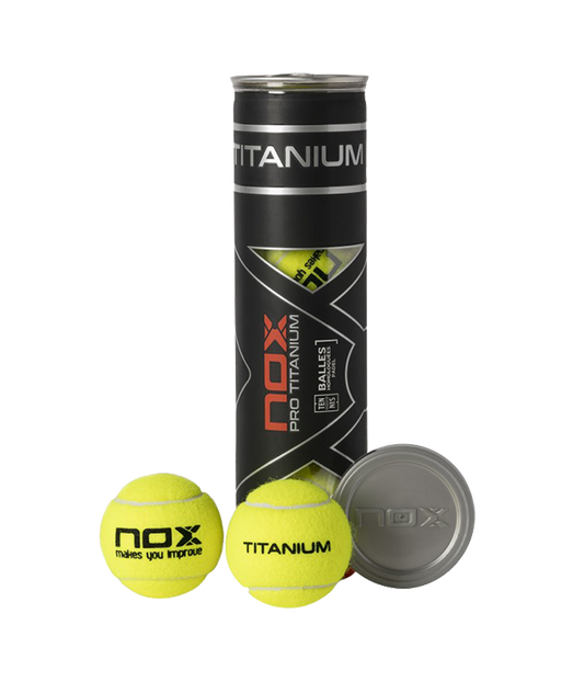 Bote de Pelotas NOX Pro Titanium (x4)