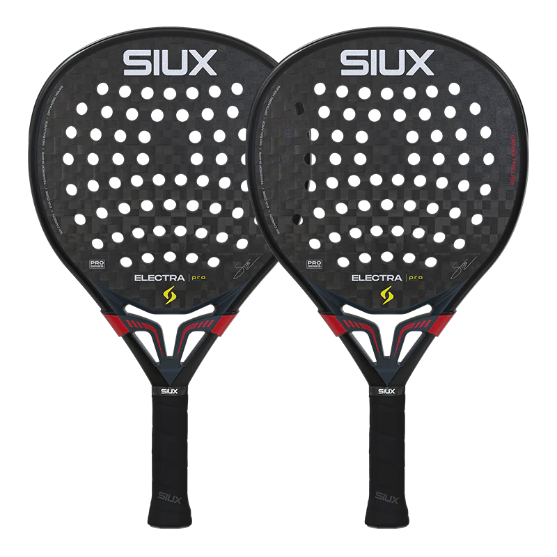 Pack dúo Pala Siux Electra ST5 Pro Shadow Red 2026 Franco Stupaczuk