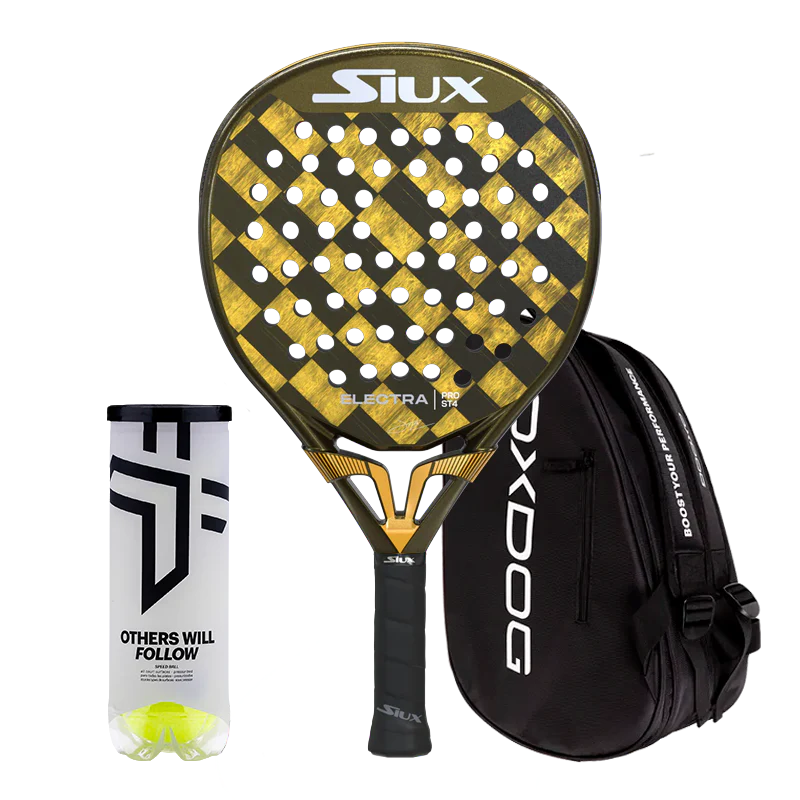Pack Pala Siux Electra Pro ST4 Franco Stupaczuk 2025 + Paletero Oxdog Ultra Tour+ Pelotas Oxdog BOOST+