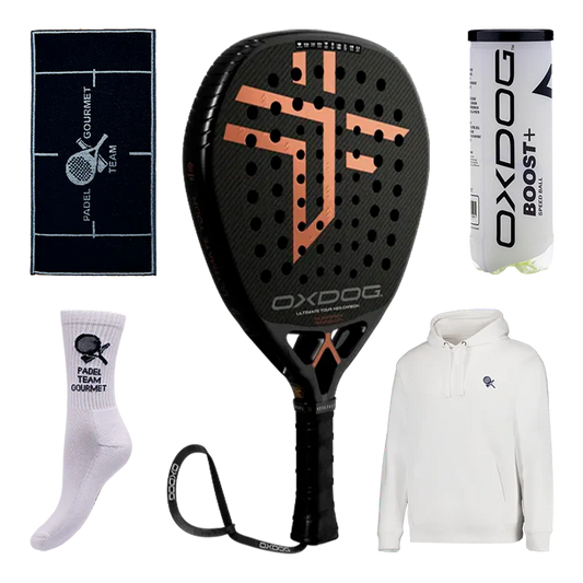 Pack Padel Team Gourmet + Pala Oxdog Ultimate Tour 2025