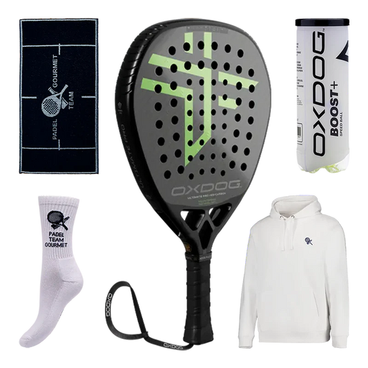 Pack Padel Team Gourmet + Pala Oxdog Ultimate Pro 2025